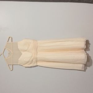 Ivory bridesmaid or wedding dress NWT